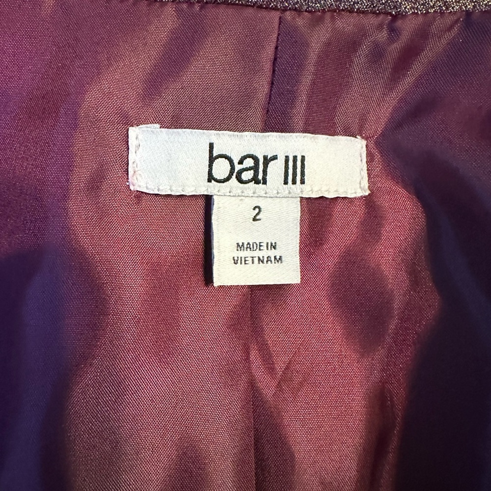 Bar III Gold and Brown Women's Blazer - SIZE 2 - Picture 8 of 9